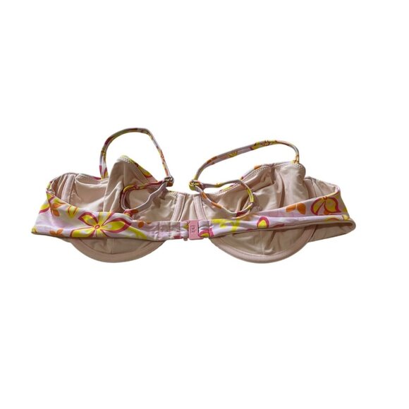 Blackbough Georgia Underwire Bikini Top In Pink Twinkle Floral Print Sz XL NWOT - Picture 3 of 9